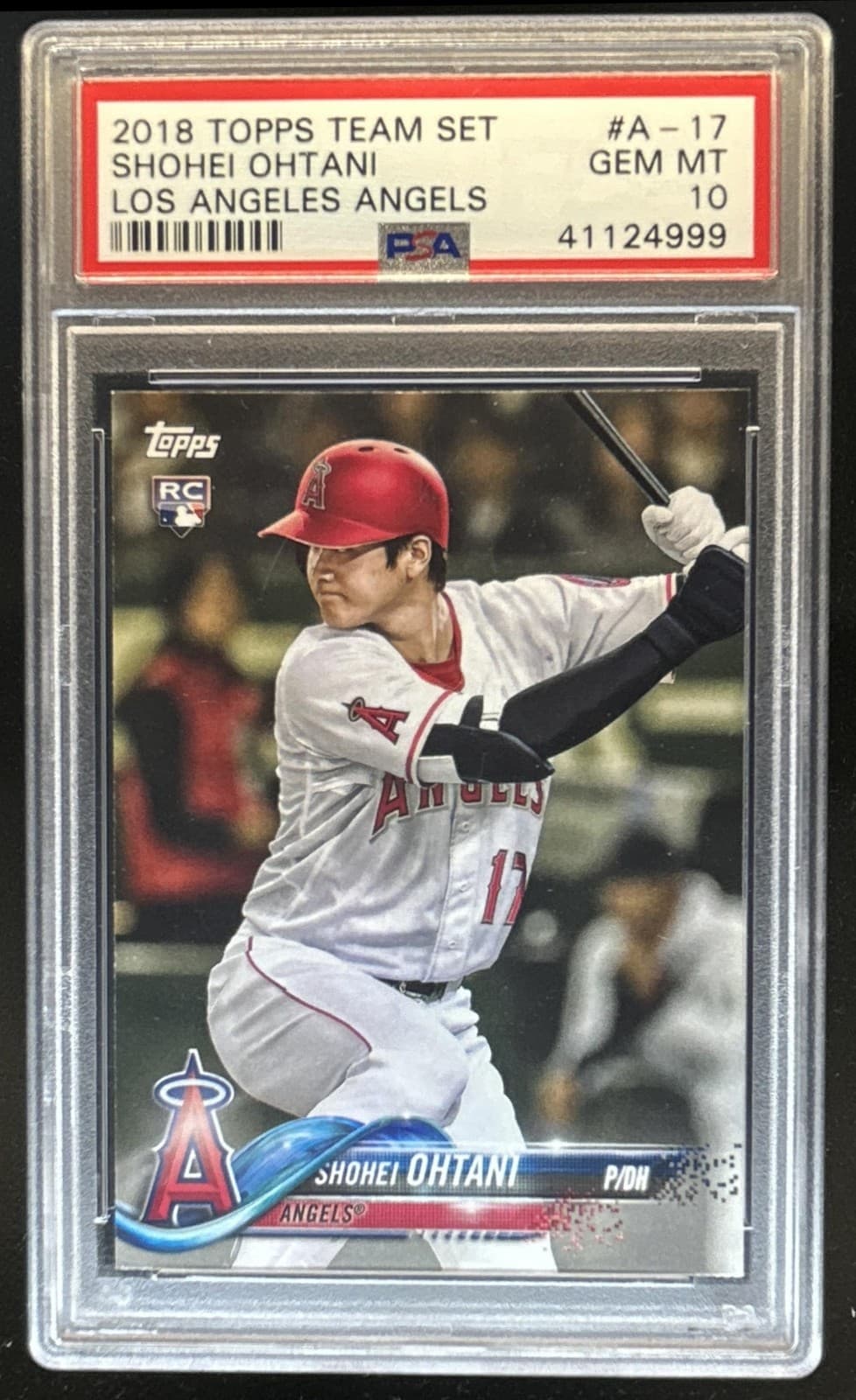 2018 Topps Los Angeles Angels Shohei Ohtani RC Rookie #A-17 PSA 10 GEM MINT