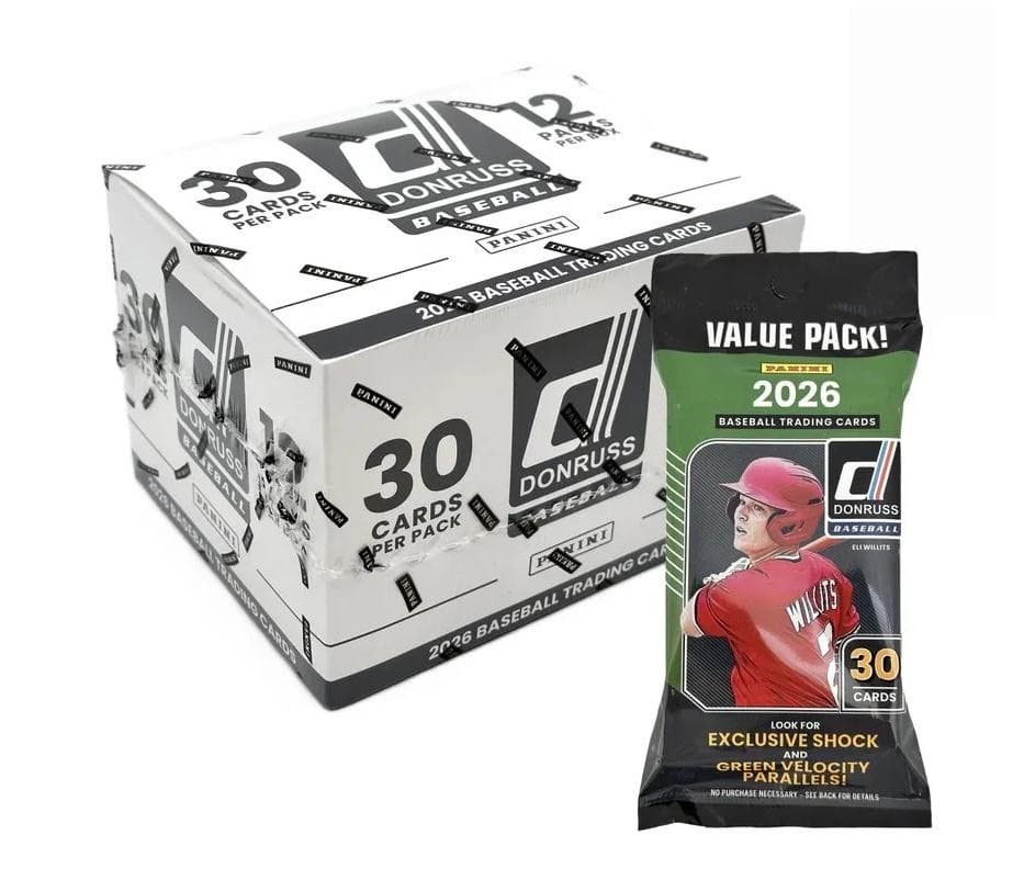 2026 Panini Donruss Baseball Jumbo Value Box
