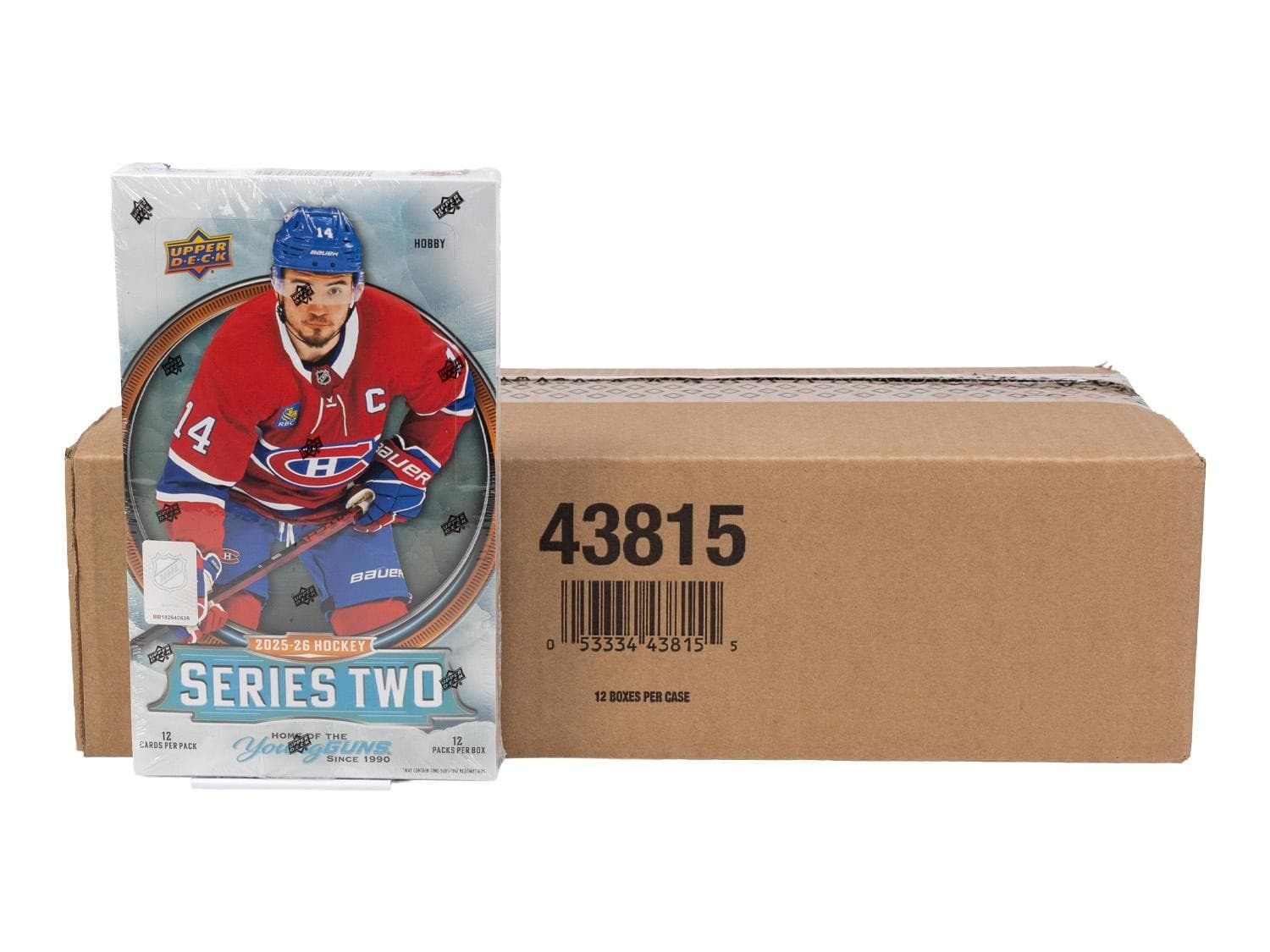 2025/26 UPPER DECK SERIES 2 HOCKEY HOBBY 12-BOX CASE