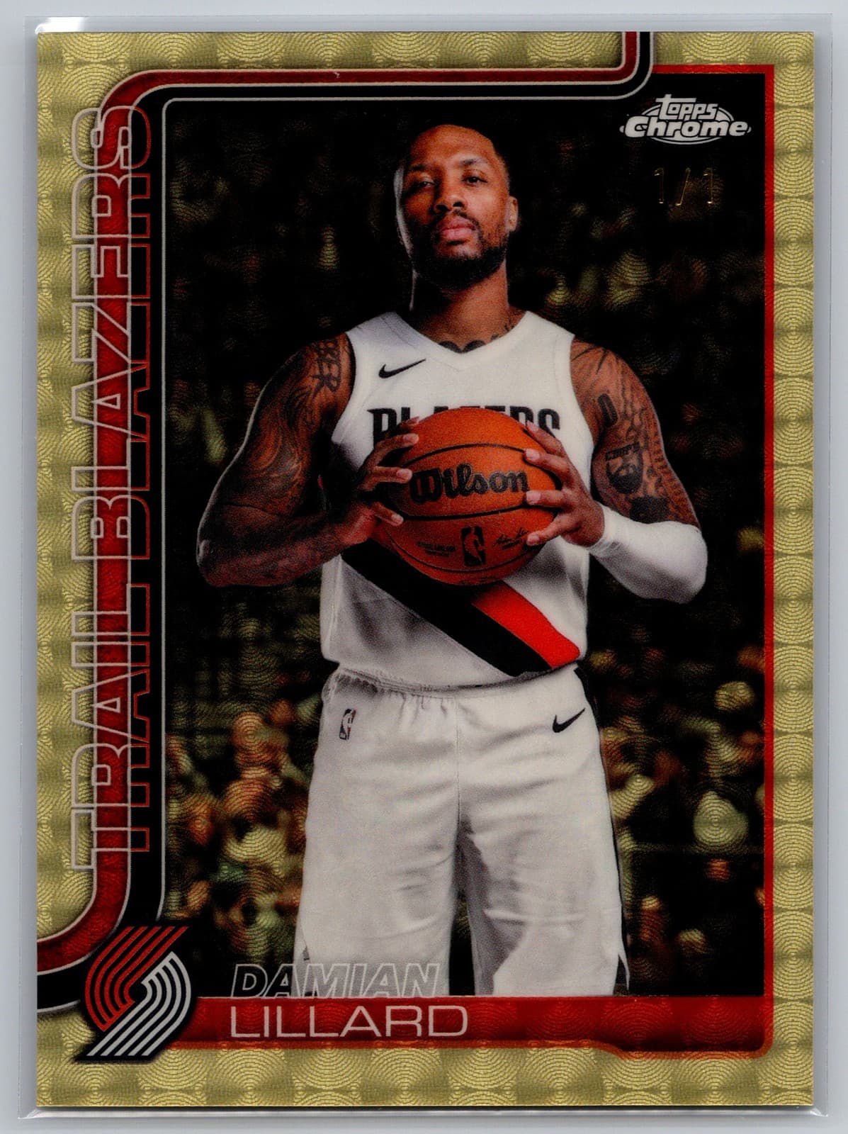 Damian Lillard 2025-26 Topps Chrome Update Basketball 1/1 Superfractor 🔥 #46