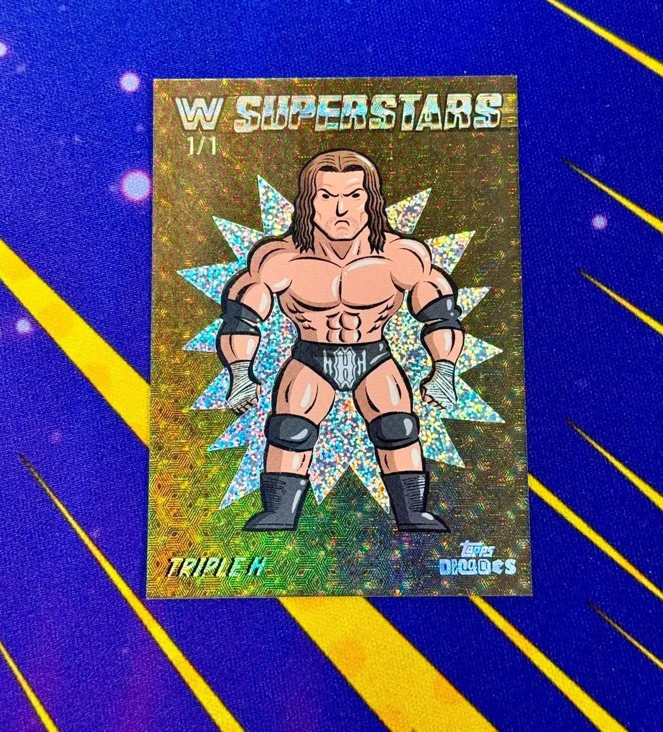 2026 WWE Topps Decades- 90s Triple H Superstars Foilfractor 1/1