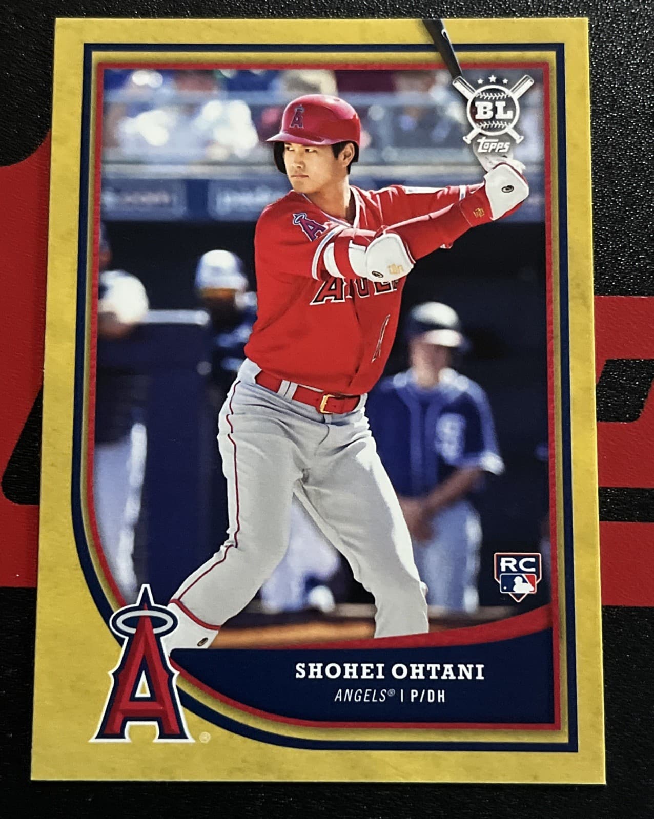 2018 Topps Big League Gold Shohei Ohtani #141 Rookie RC