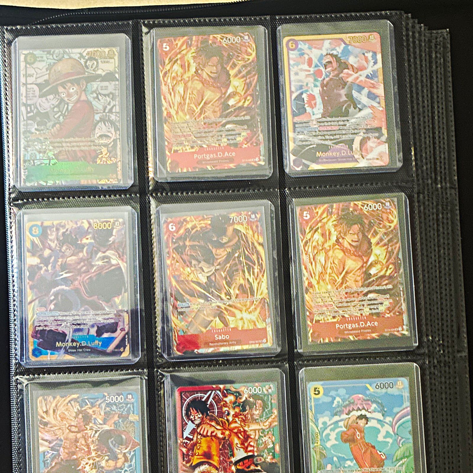 Bandai One Piece Card Game Four Emperors Foil EN Card Lot Luffy Ace Sabo