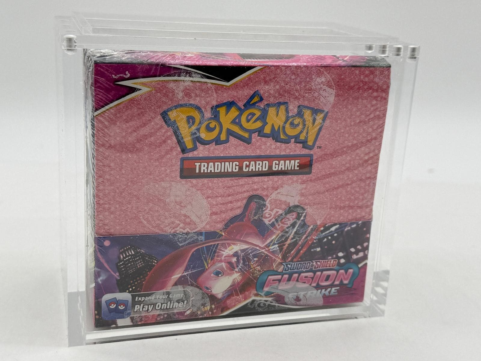 Pokemon TCG Sword & Shield Fusion Strike Booster Box SEALED WITH ACRYLIC