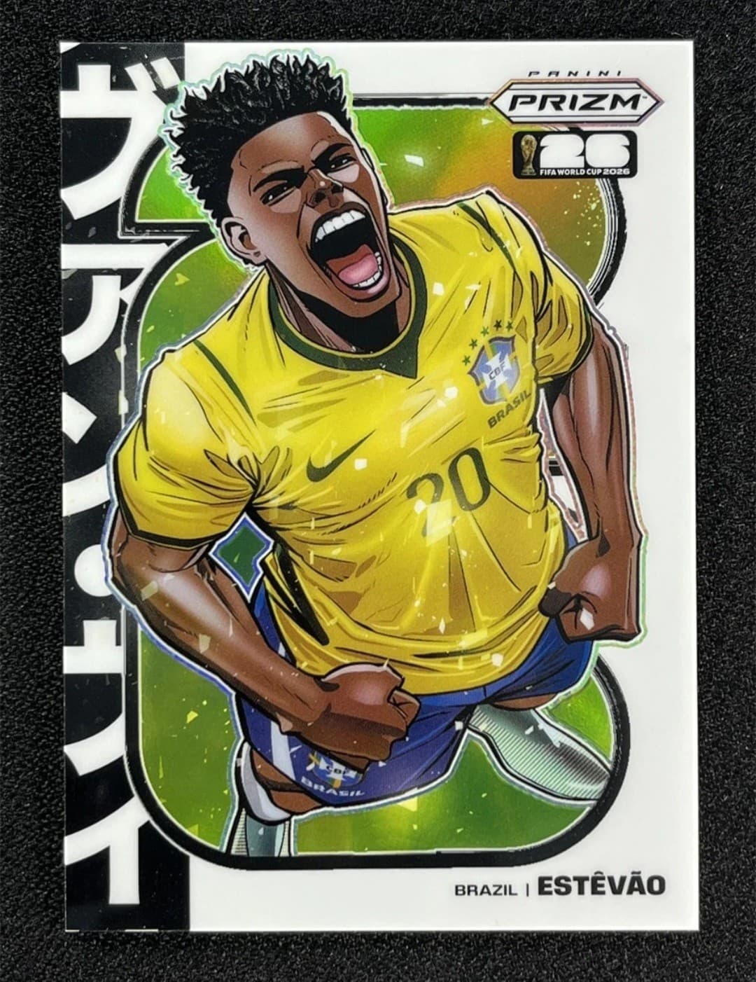 2026 Panini Prizm FIFA WorldCup Estevao Manga SSP Brazil #14 Card Chelsea EPL⚽🔥