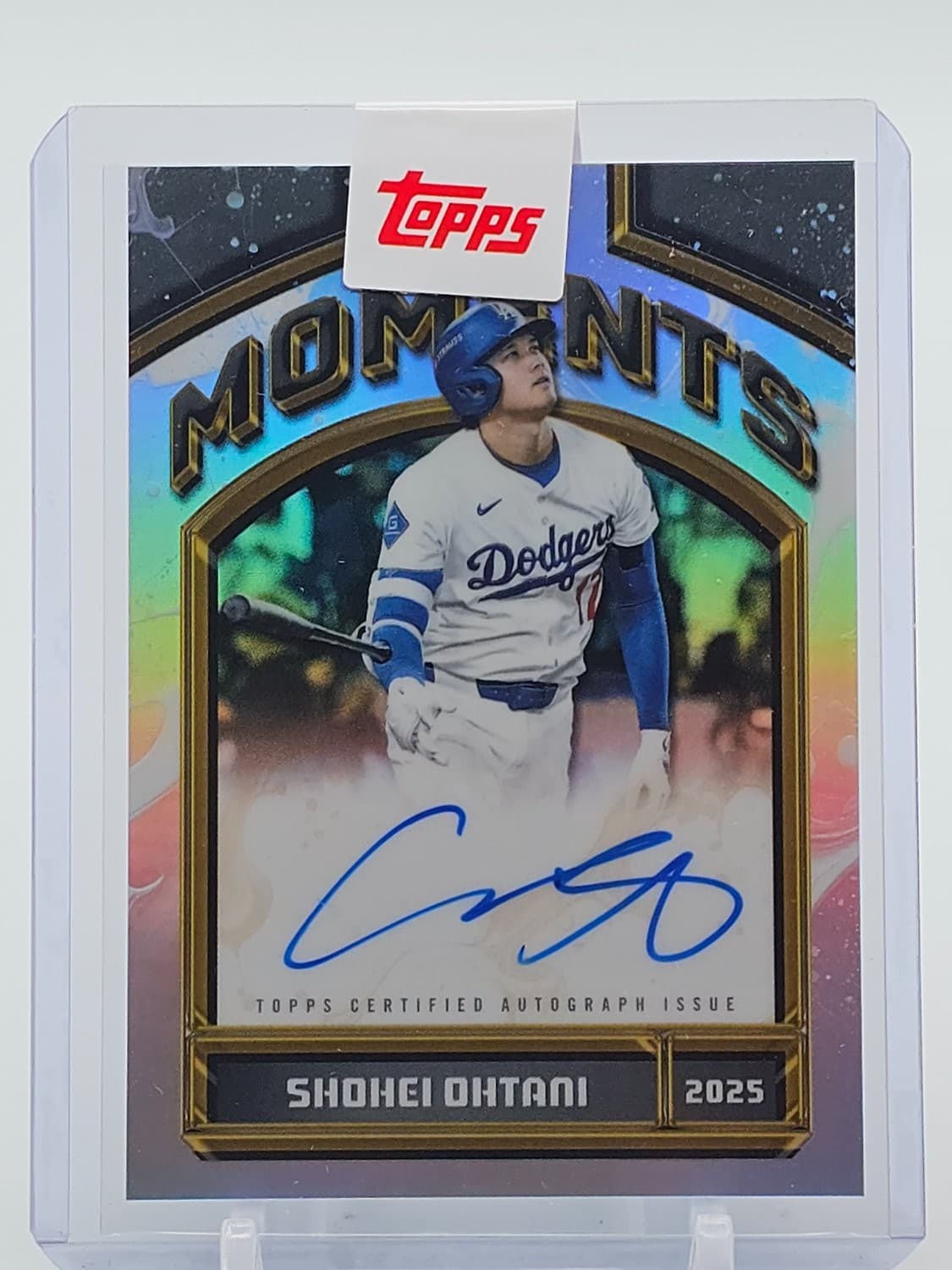 Shohei Ohtani 2026 Topps Finest Moments Baseball Auto Los Angeles Dodgers Q4899