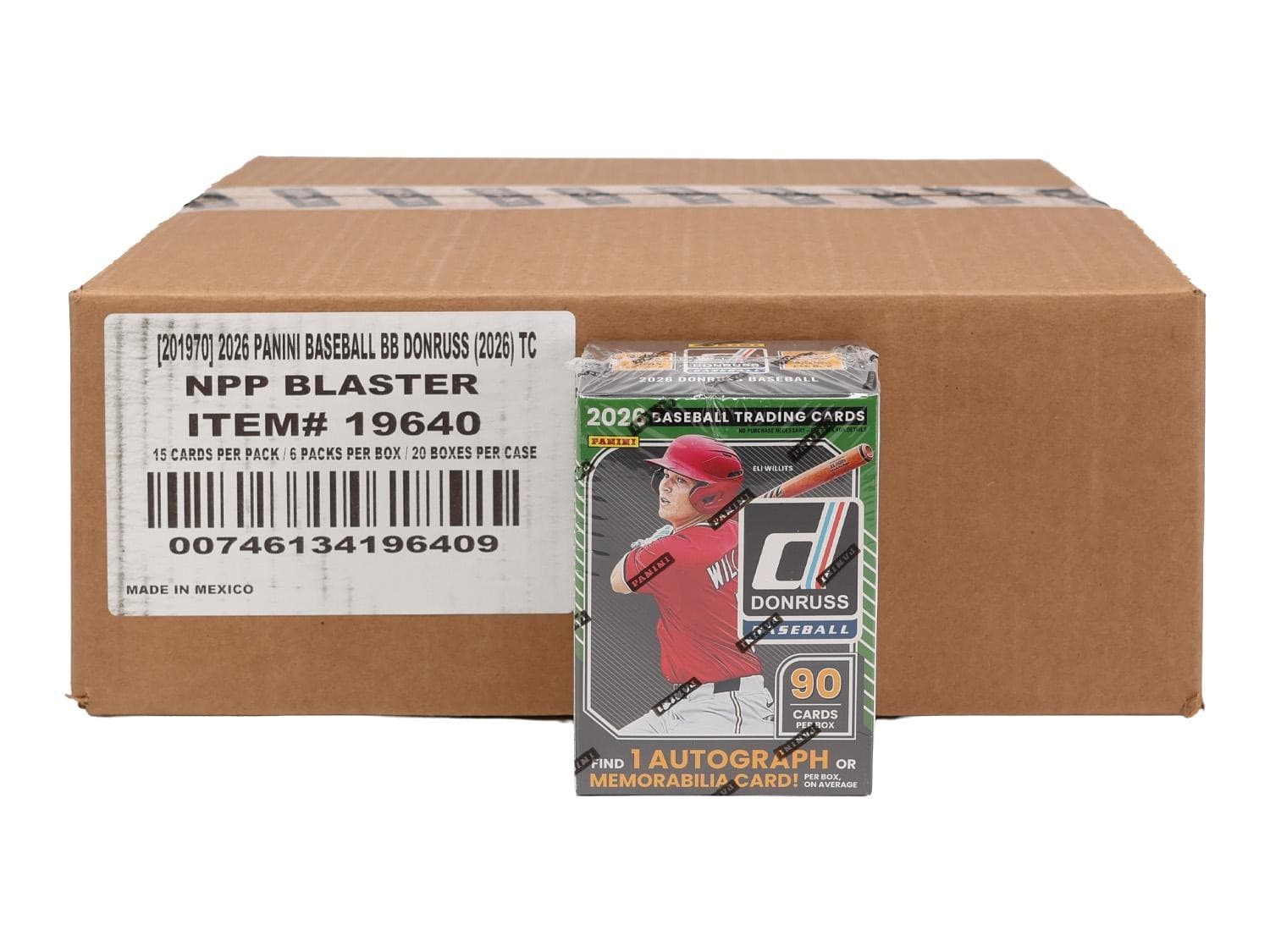 2026 PANINI DONRUSS BASEBALL BLASTER 20-BOX CASE