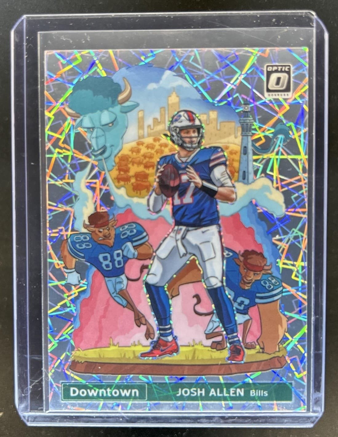 2021 Panini Donruss Optic Josh Allen Downtown! SSP #DT-1 Bills