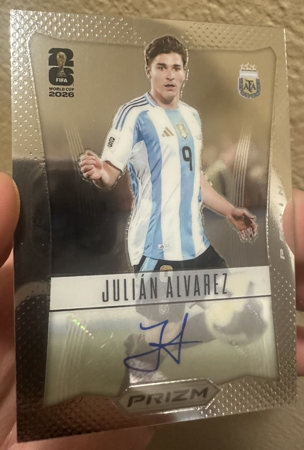 2026 Panini Prizm FIFA World Cup #1 Julian Alvarez Auto SSP