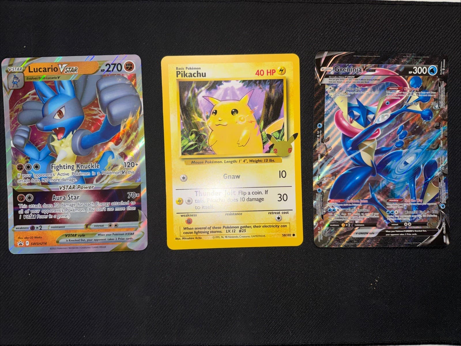 Pokemon Jumbo Card Lot of 19 Awesome Collectible Cards Greninja V Union Pikachu