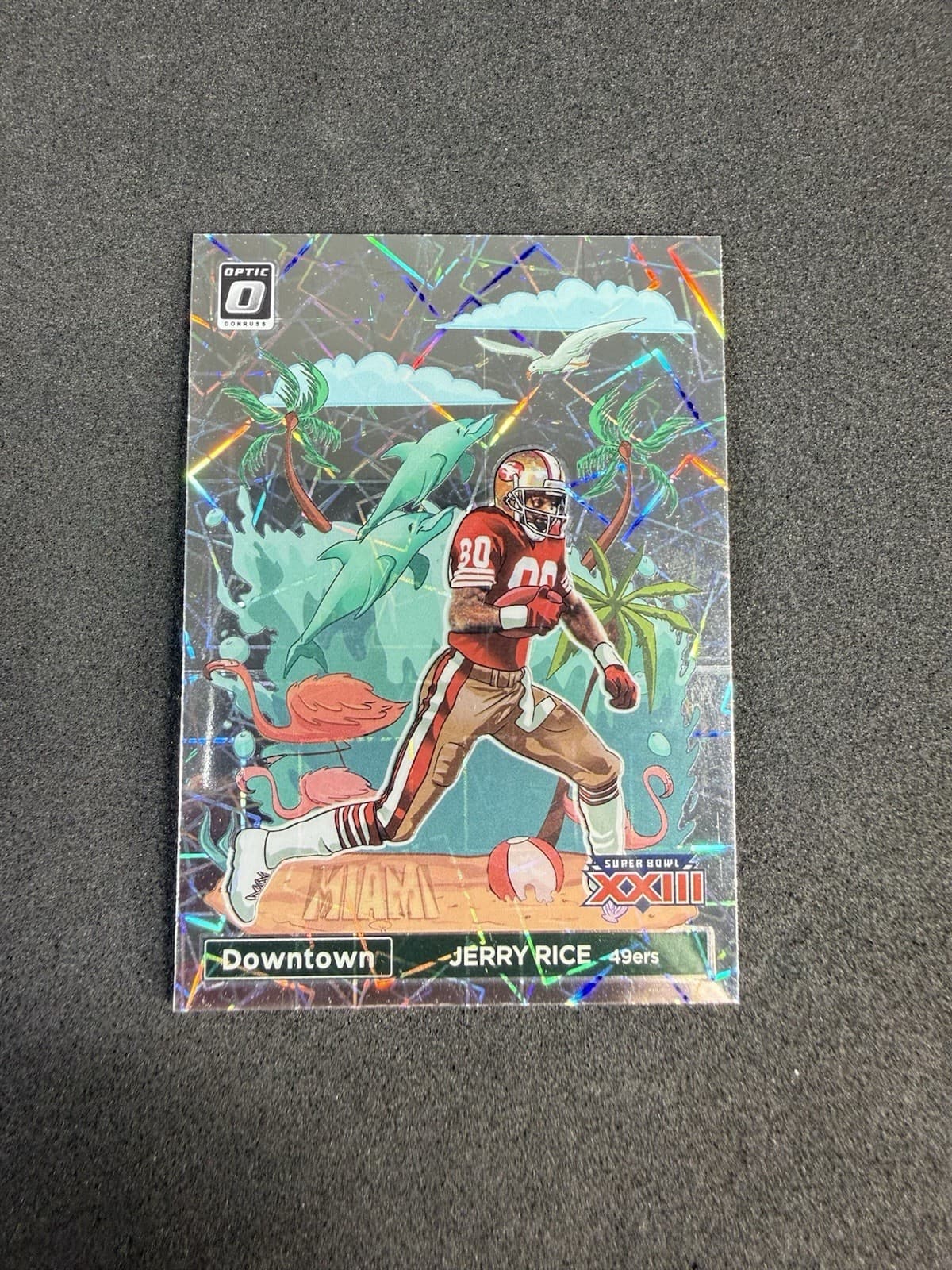 2022 Panini Optic Jerry Rice Super Bowl Downtown SSP Very Rare