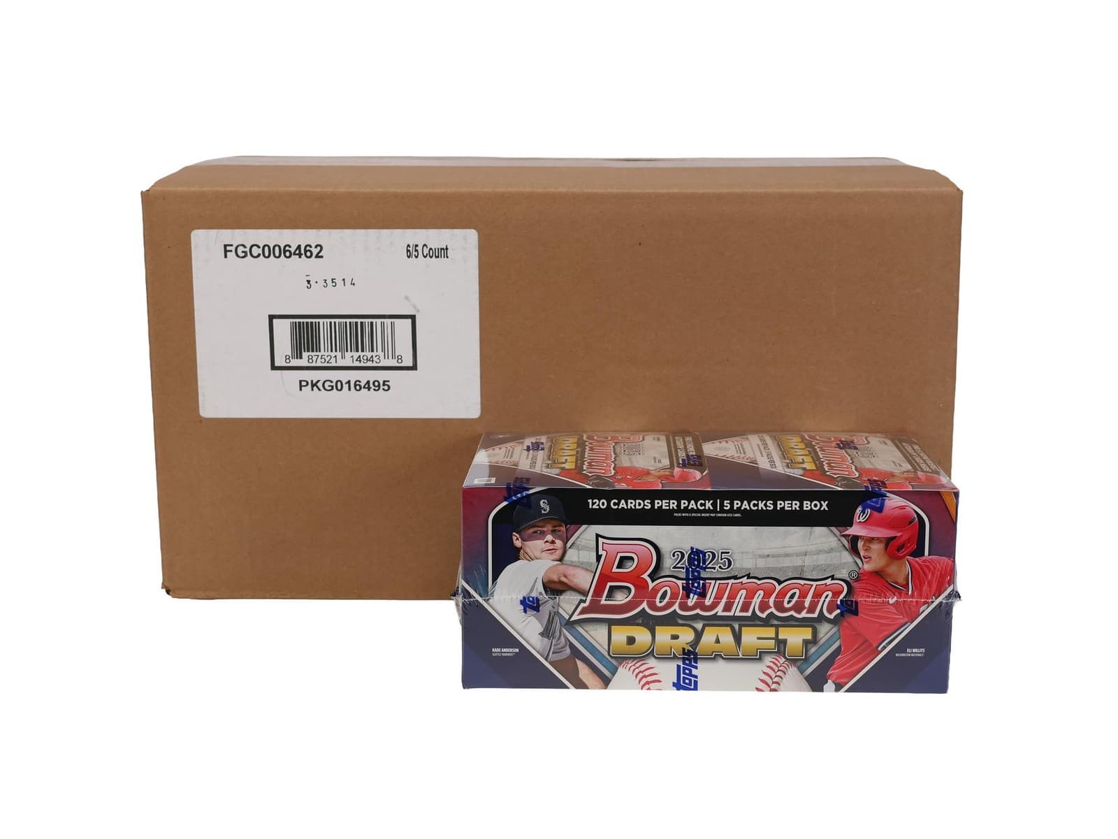2025 BOWMAN DRAFT BASEBALL SUPER JUMBO 6-BOX CASE