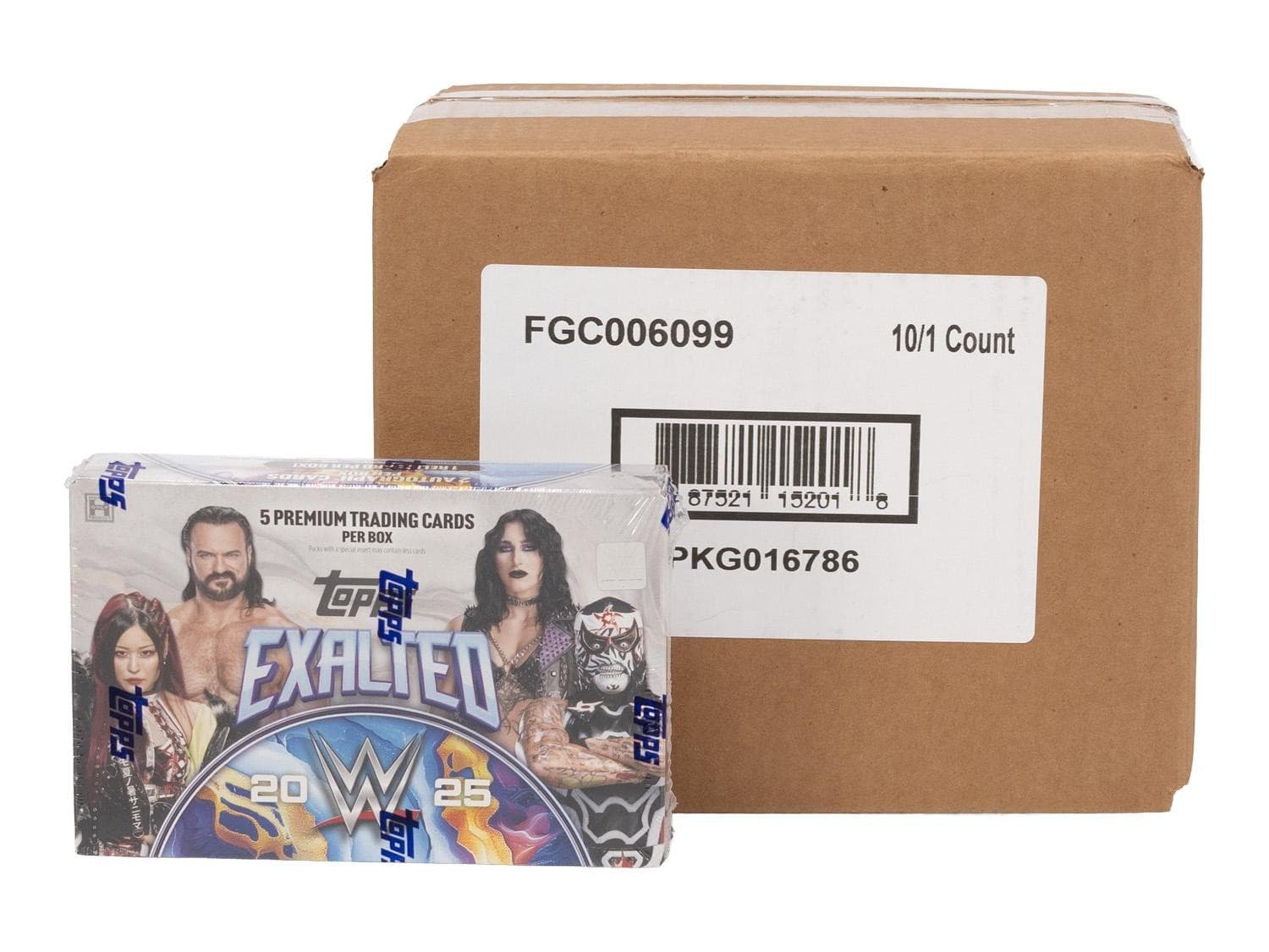 2025 TOPPS WWE EXALTED WRESTLING HOBBY 10-BOX CASE
