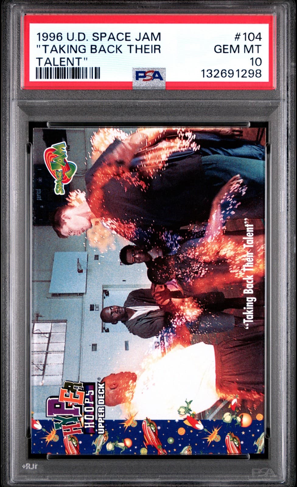 1996 Upper Deck Space Jam #104 "Taking Back Their Talent" Psa 10