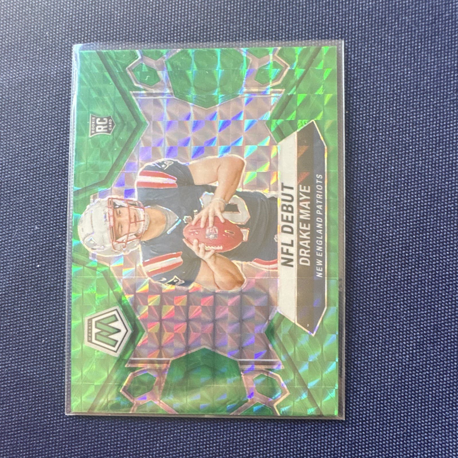 Panini 2024 Mosaic Football Drake Maye NFL Debut Rookie Prizm #273 Patriots