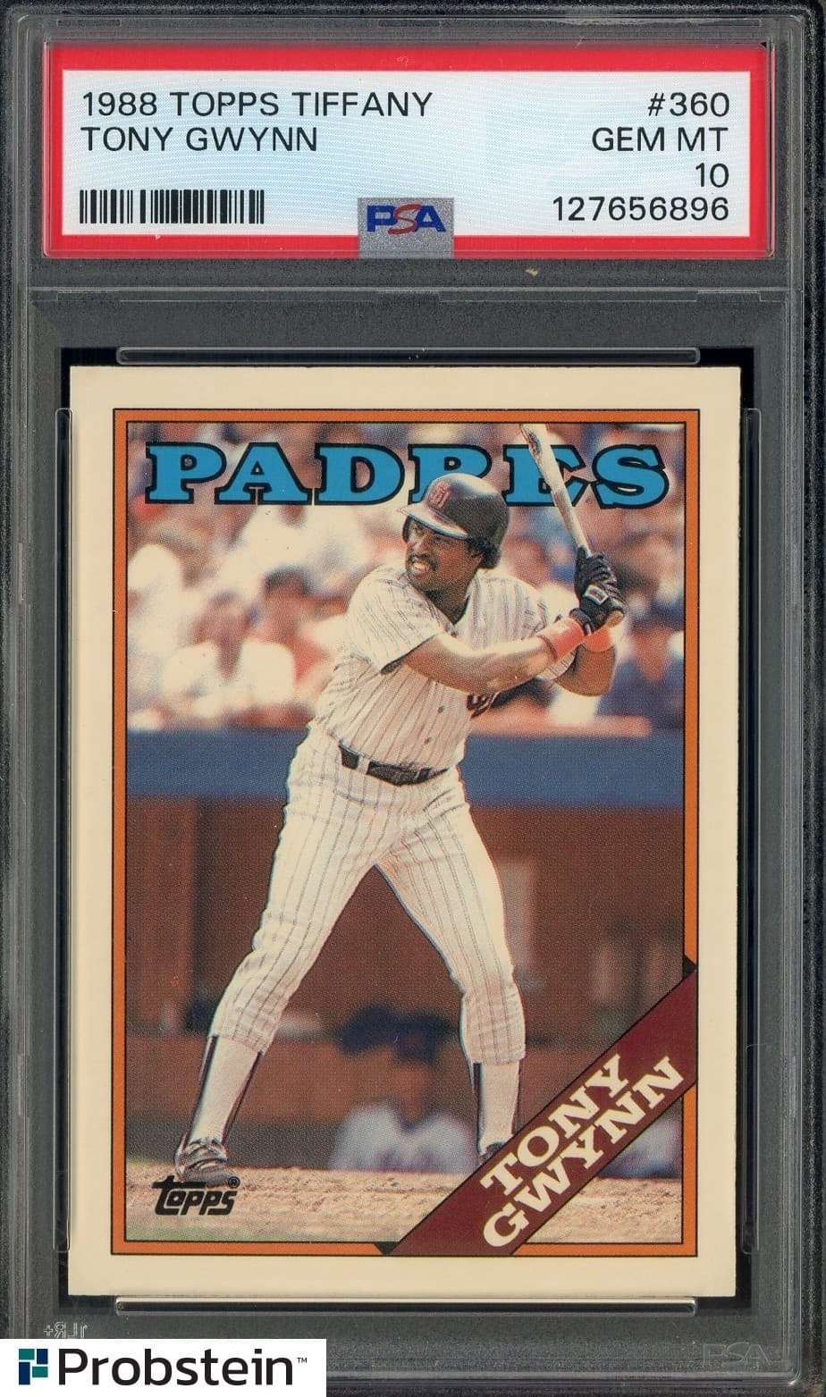 1988 Topps Tiffany #360 Tony Gwynn San Diego Padres HOF PSA 10 GEM MINT