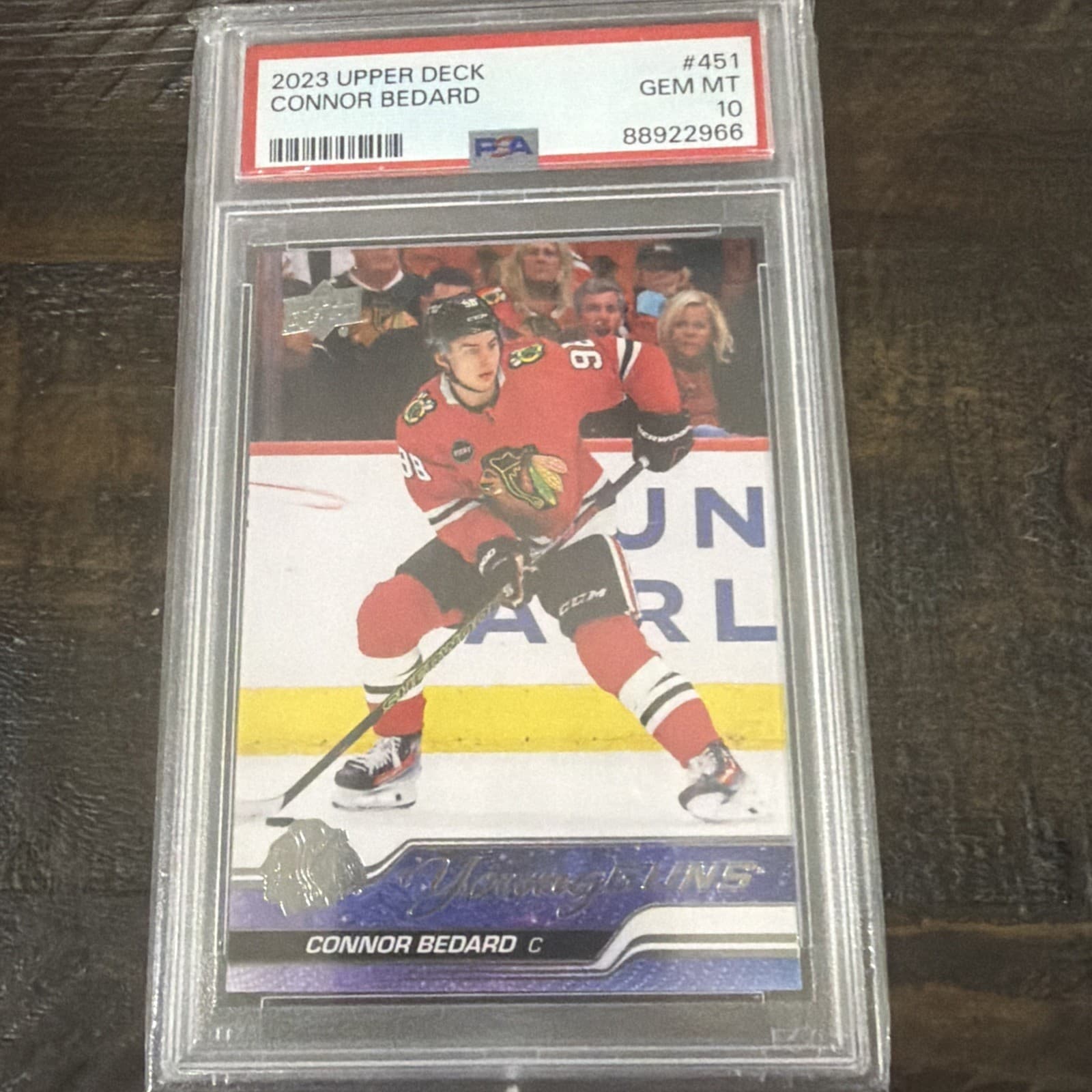 2023-24 Upper Deck Series 2 - Connor Bedard Young Guns #451 (PSA 10)