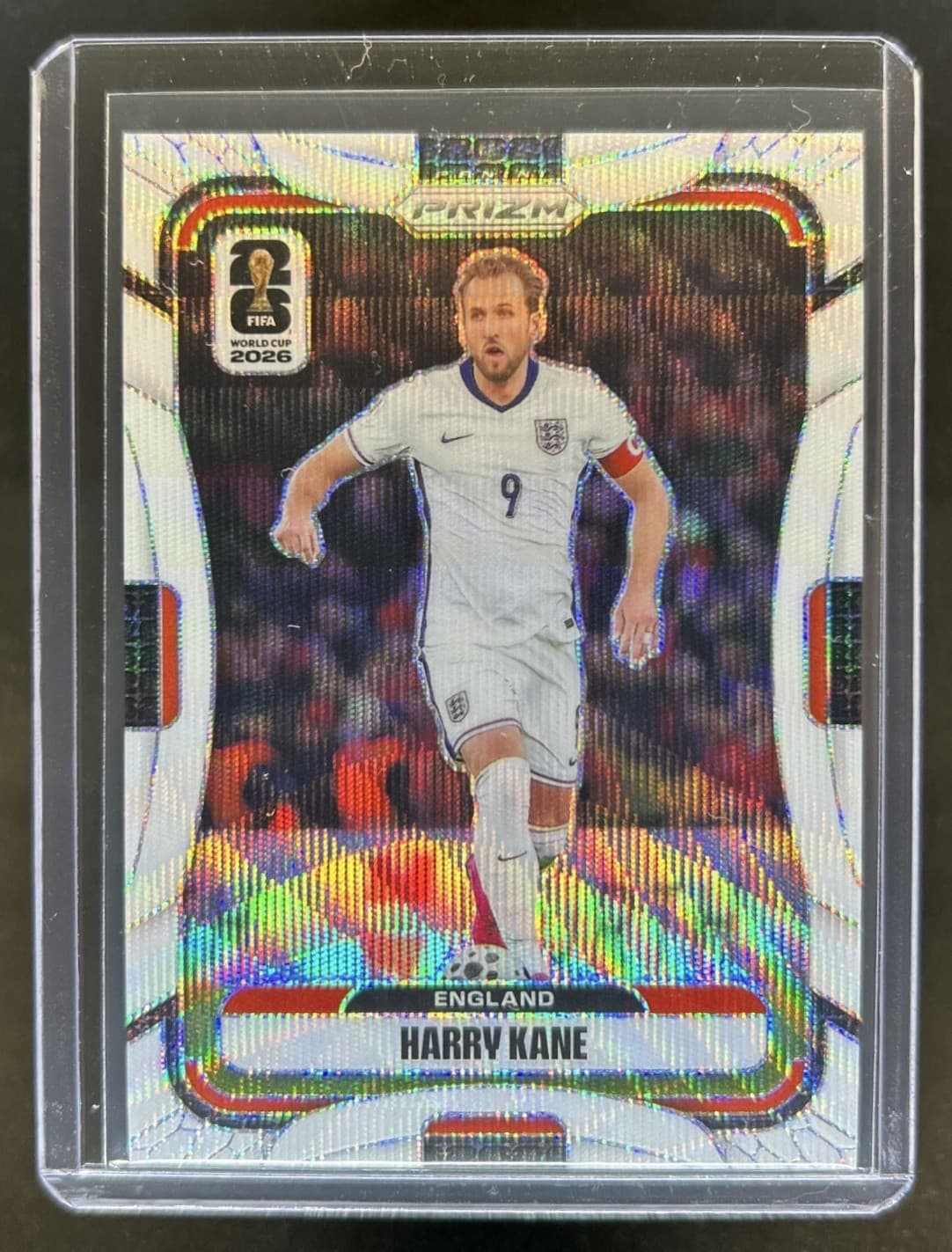 2026 Panini Prizm World Cup Harry Kane White Wave #/20 England