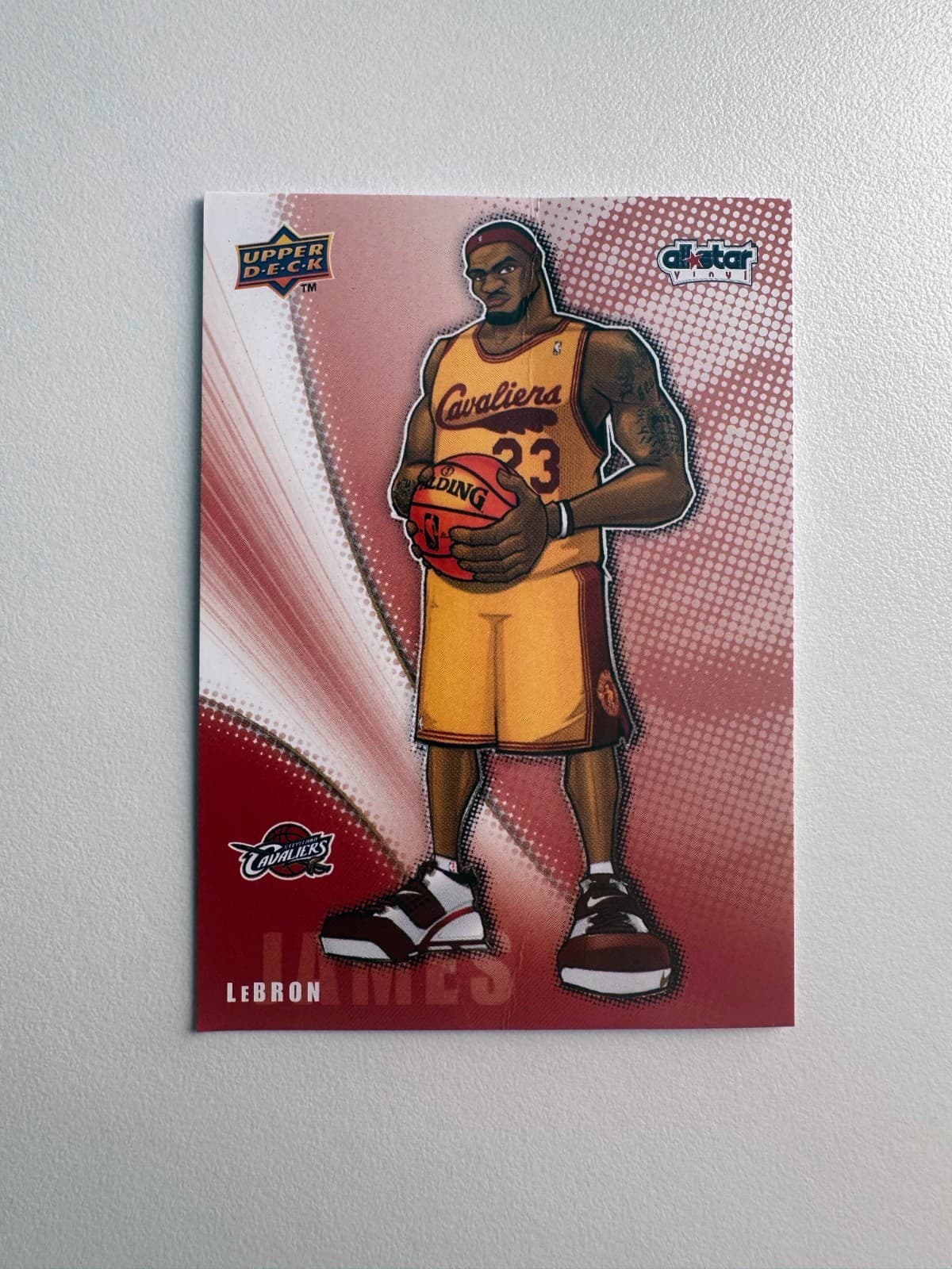 Upper Deck All Star Vinyl Lebron James #LBJ1 SSP manga kaboom anime cavs