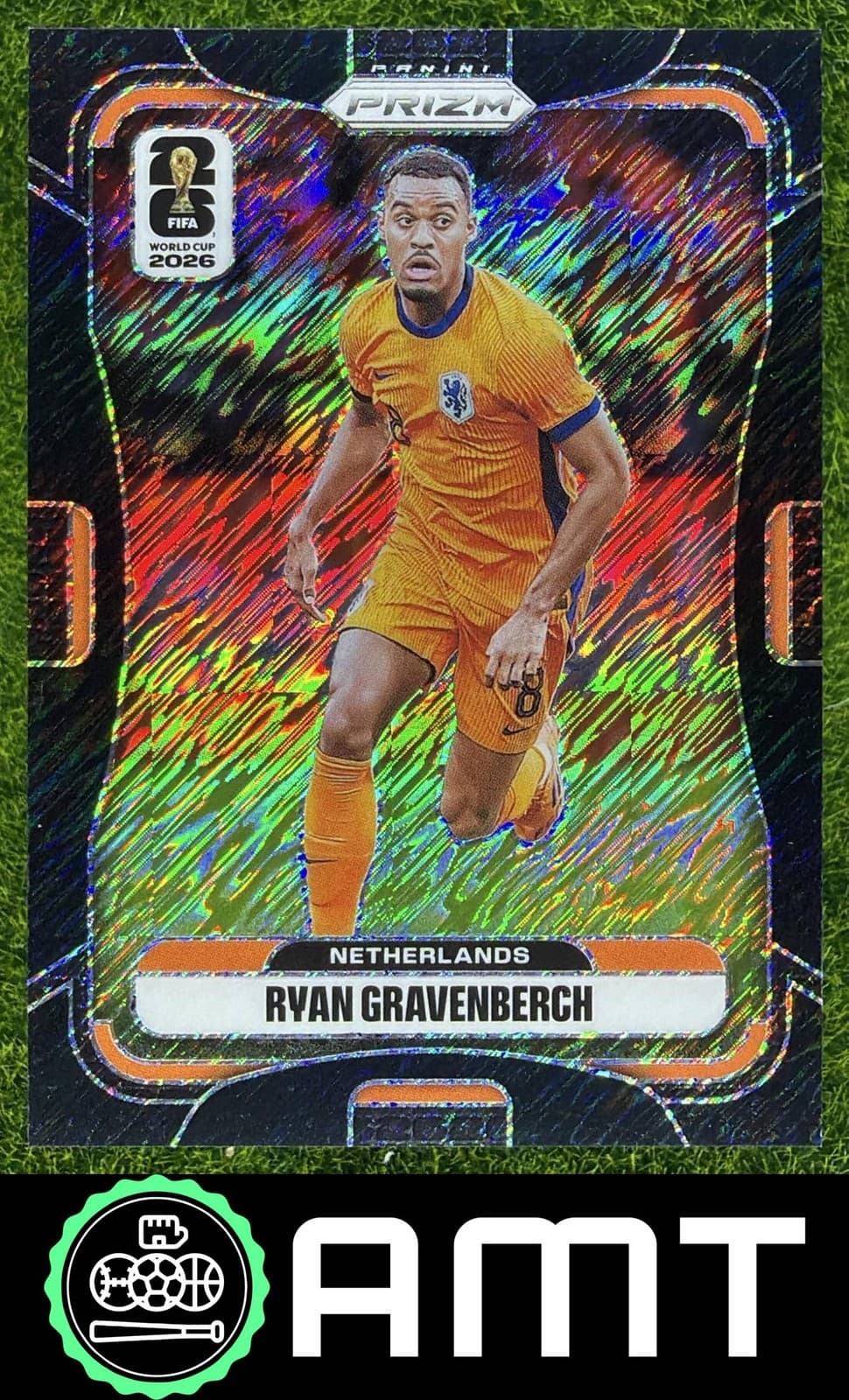 Ryan Gravenberch 2026 Panini Prizm World Cup 1/1 Black Shimmer FOTL Netherlands