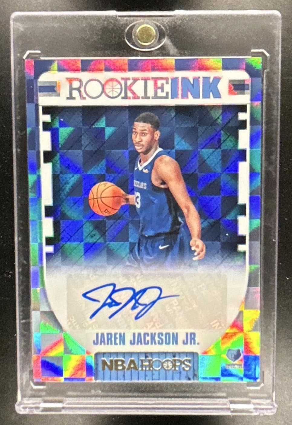 2018-19 Panini Hoops Jaren Jackson Jr. Rookie Ink RC Auto #RI-JJ Grizzlies