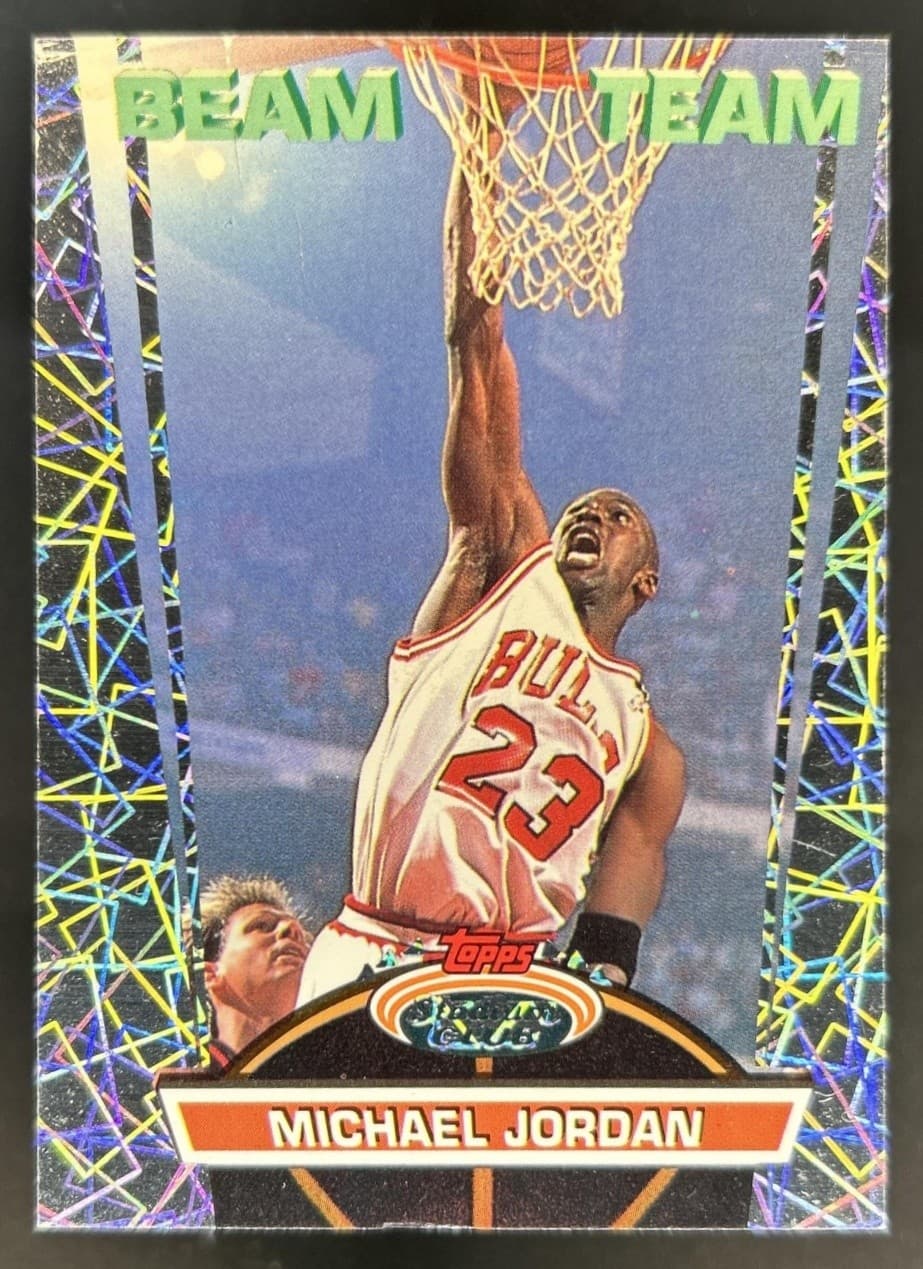 1992-93 Topps Stadium Club Michael Jordan Beam Team #1 Bulls