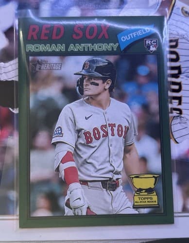 Topps Heritage Roman Anthony Rookie Boston Red Sox Baseball Trading Card