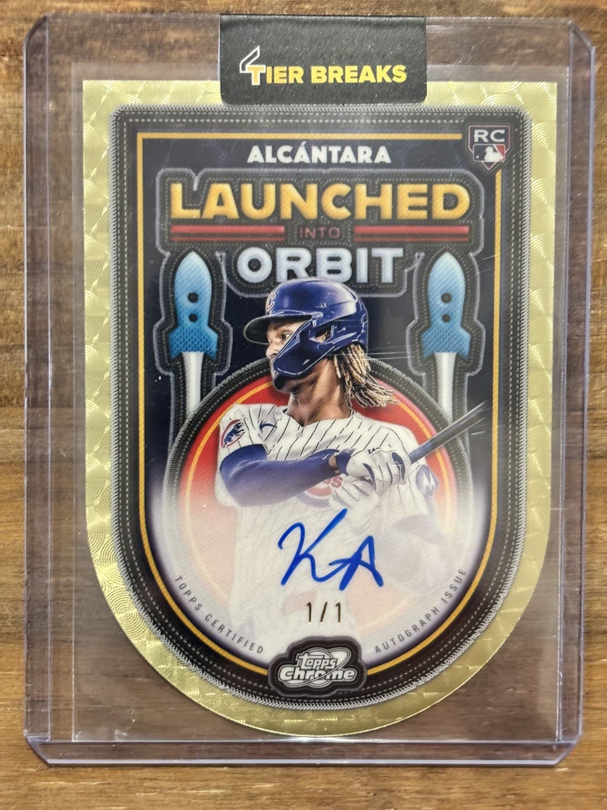 2025 Topps Cosmic Kevin Alcántara Launched into Orbit 1/1 Auto Chicago Cubs 🔥🔥
