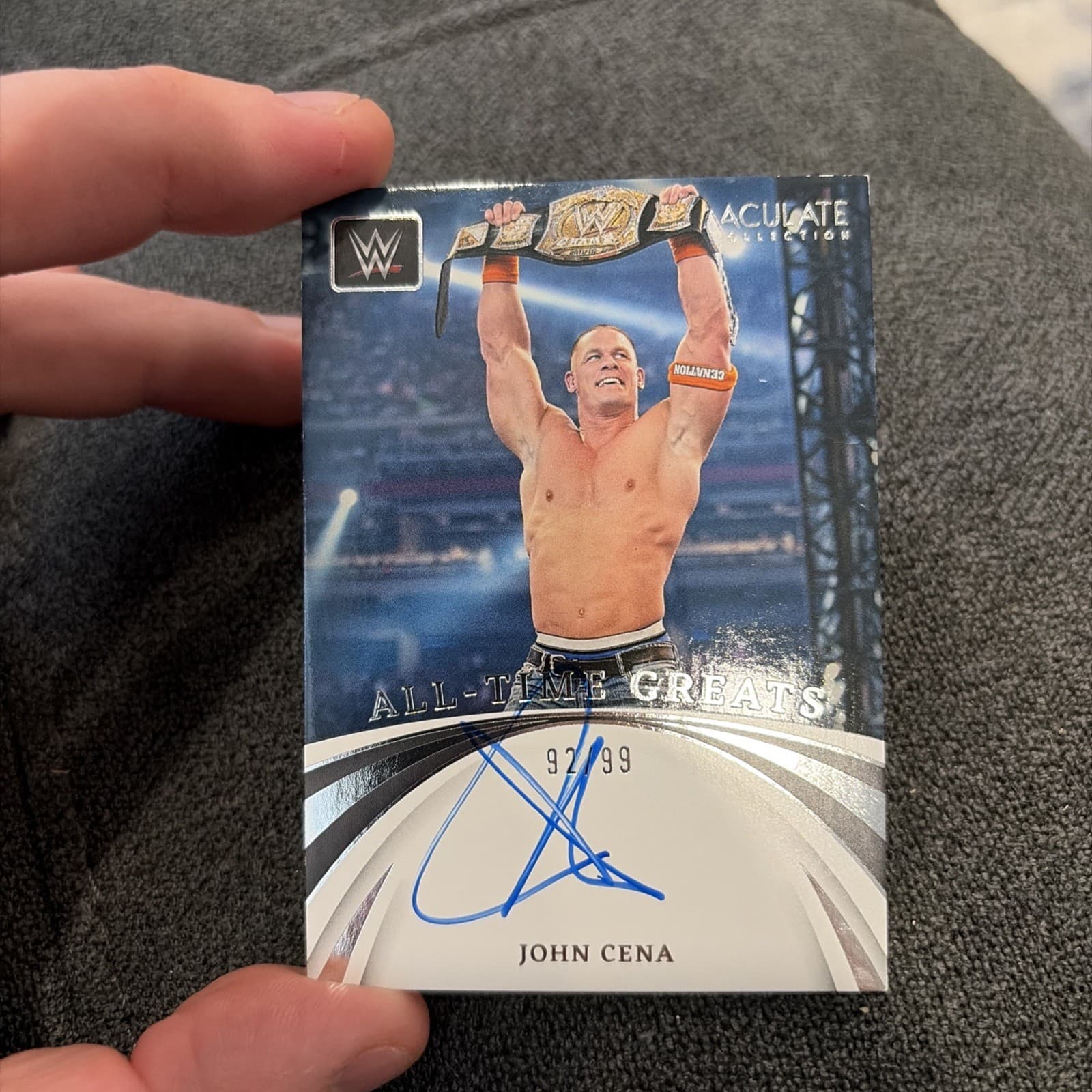 JOHN CENA 2022 IMMACULATE WWE ALL-TIME GREATS AUTOGRAPH AUTO /99 Q0004