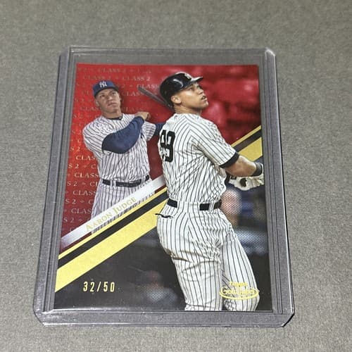 AARON JUDGE 2019 TOPPS GOLD LABEL RED 32/50 SHORT PRINT