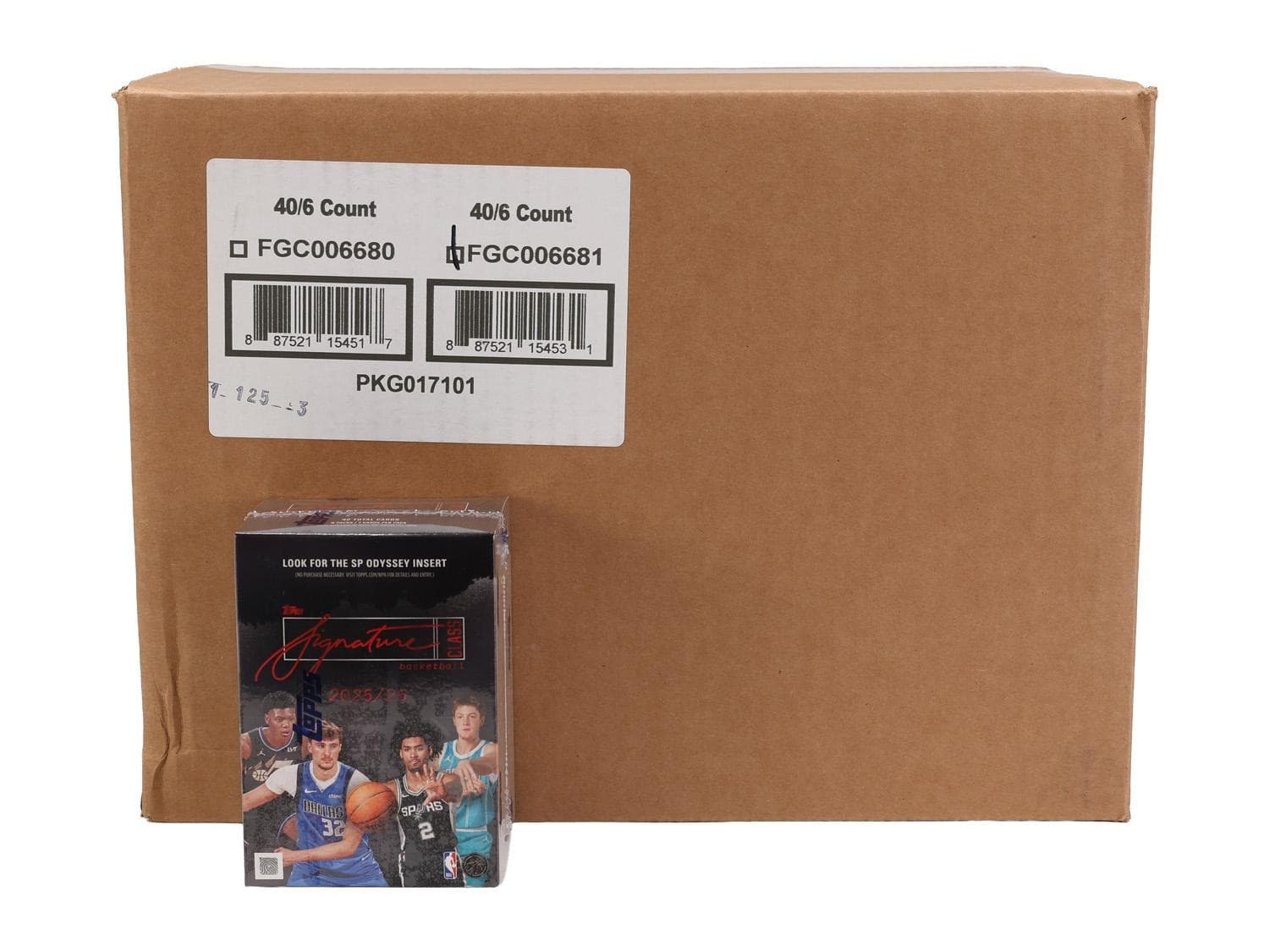 2025/26 TOPPS SIGNATURE CLASS BASKETBALL BLASTER 40-BOX CASE
