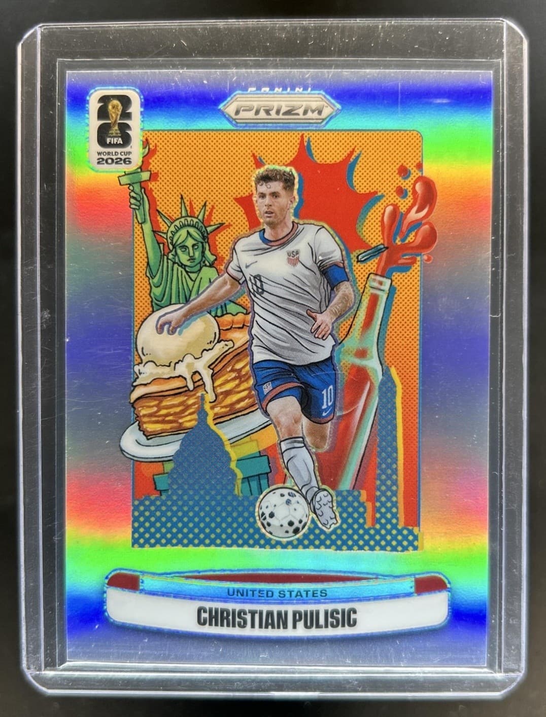 2026 Panini Prizm World Cup Christian Pulisic National Landmarks SSP #21 USMNT