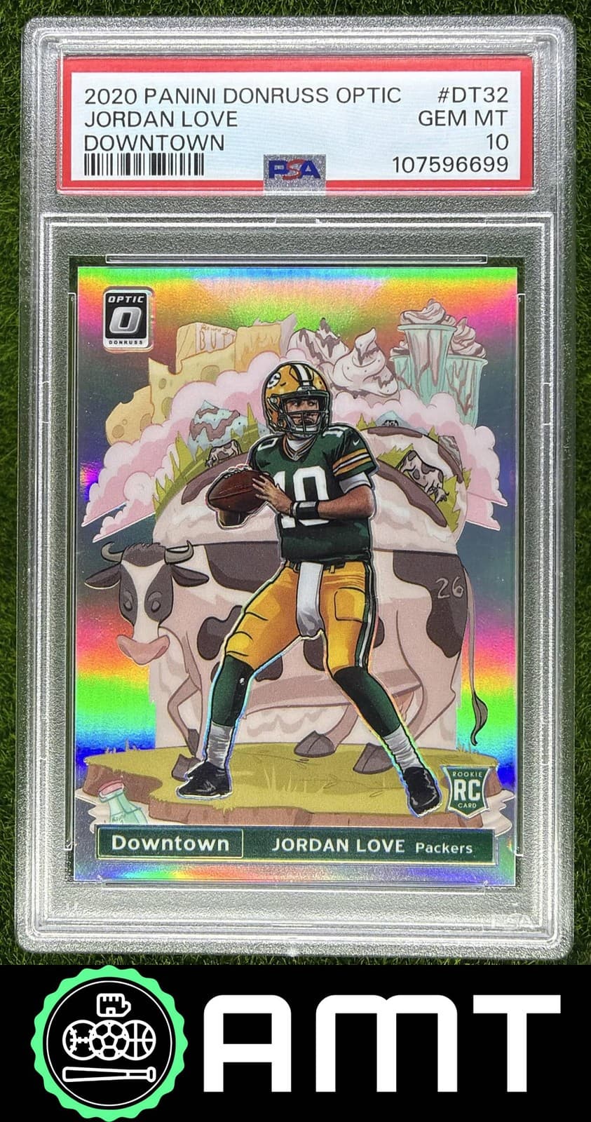 Jordan Love PSA 10 2020 Panini Donruss Optic Downtown SSP Packers RC 6699