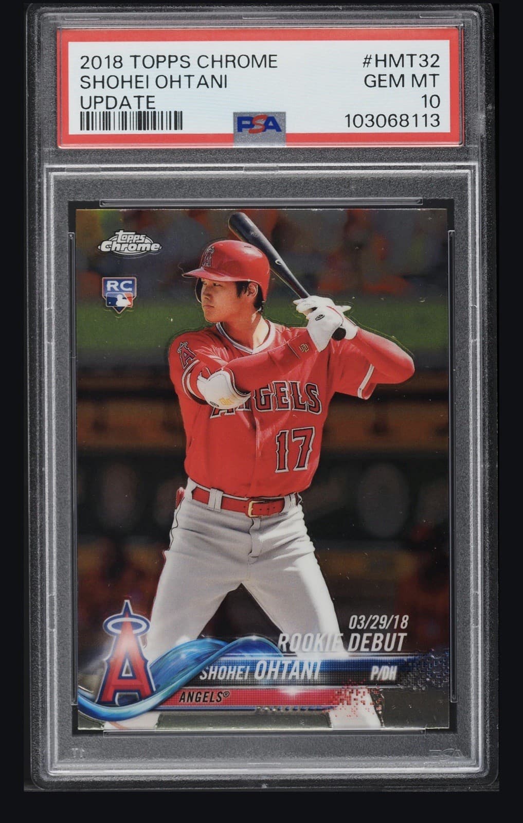 2018 Topps Chrome Update - Rookie Debut Shohei Ohtani #HMT32 (RC)