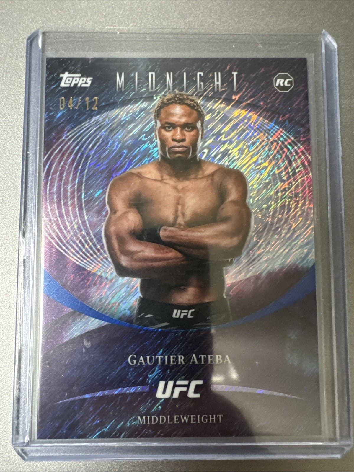 🔥2026 Topps Midnight UFC Gautier Ateba Rookie RC Midnight Parallel /12🔥