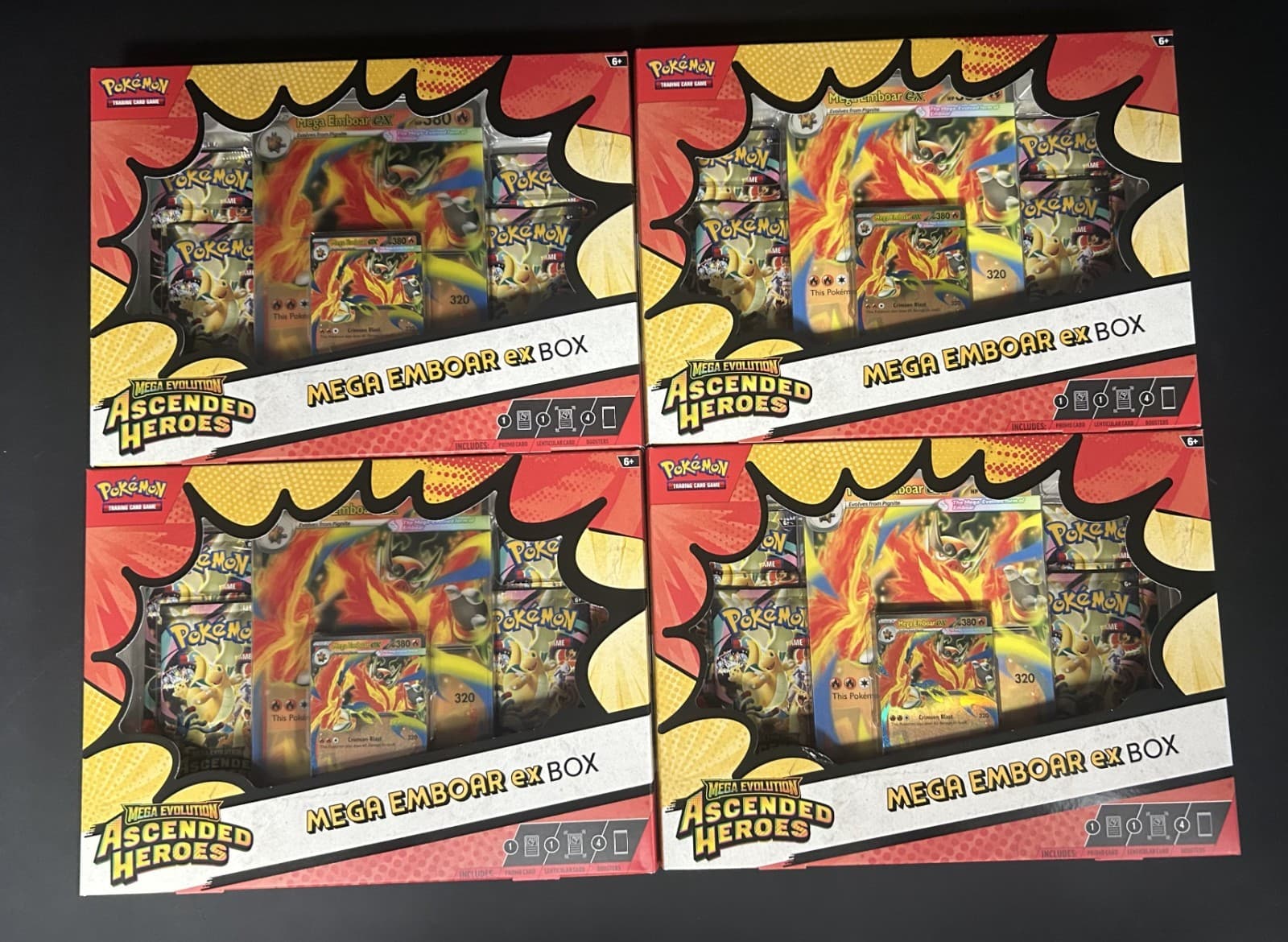 Lot of (12) Pokemon Ascended Heroes Assorted Boxes SEALED 6 ETB 6 EX