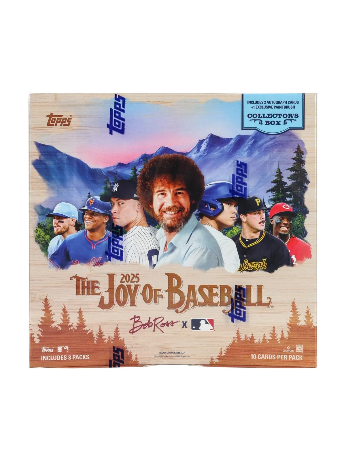 2025 TOPPS X BOB ROSS THE JOY OF BASEBALL COLLECTORS EDITION BOX