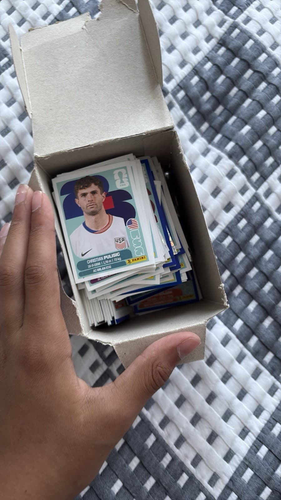 Panini Soccer Trading stickers box