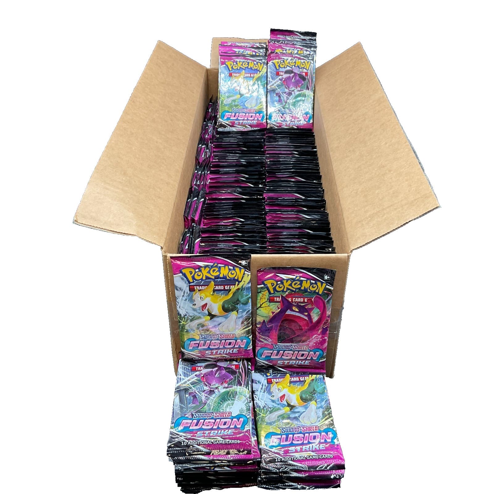 Lot of (300) Pokemon TCG Fusion Strike Booster Packs SEALED SWSH08