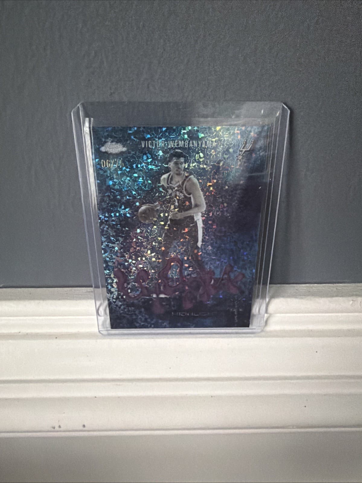 2025 Topps Cactus Jack Victor Wembanyama Utopia Purple Diamond Refractor /75 -NM