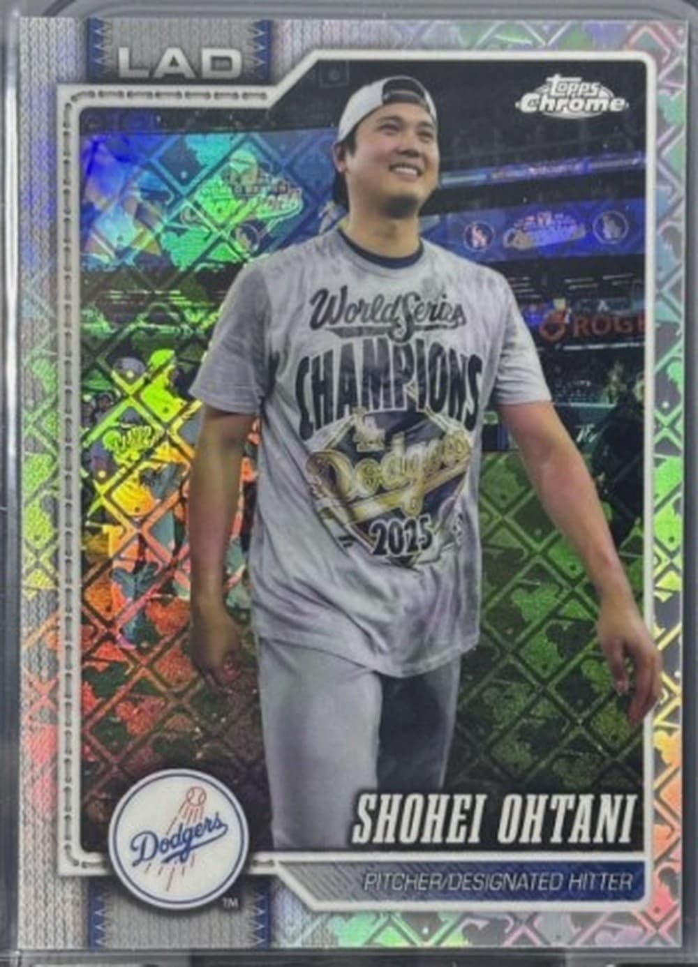2026 Topps Chrome Shohei Ohtani #1 Image Variation IV SSP World Series Champions