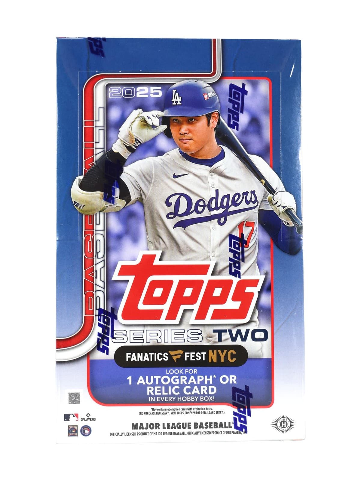 2025 TOPPS SERIES 2 FANATICS FEST NYC EXCLUSIVE BASEBALL HOBBY BOX