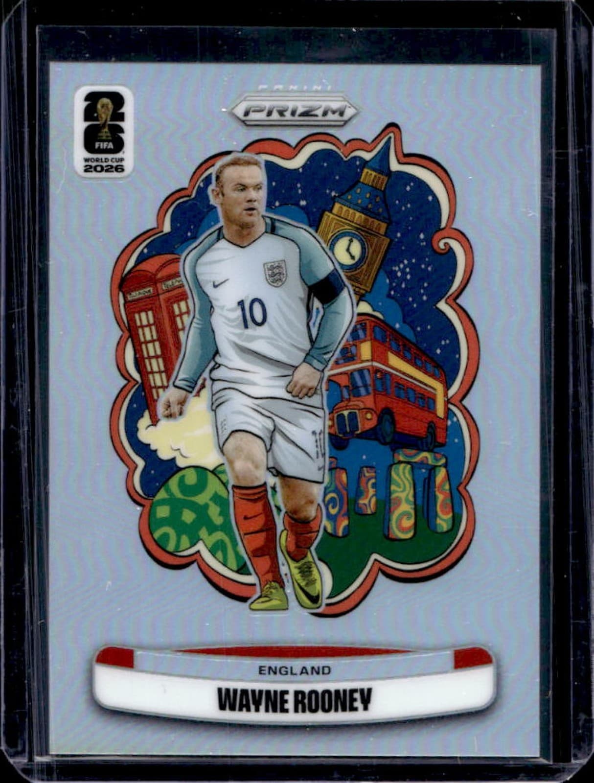 2026 Panini Prizm World Cup Wayne Rooney National Landmarks SSP #23 England